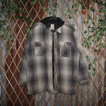 XL-Vintage Y2K genuine dickies plaid 00s workwear zip hoodie