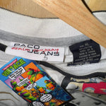 Vintage y2k paco jeans grunge skull t-shirt