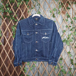 Small - Vintage Y2K FuBu 2000s denim trucker femme jacket