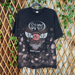Vintage Y2K styx 2009 tour bleach tie dye band 2000s t-shirt