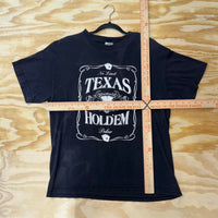 Vintage y2k no limit texas hold em poker jack daniels tshirt