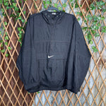 Vintage Y2K Nike half zip embroider light 1990s windbreaker