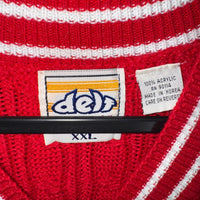 Vintage Y2K DELF knitted 1990s new york hip hop sweater vest
