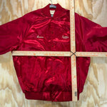 Vintage y2k lucky stores embroider 90 satin button up jacket
