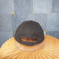 OSFA- Vintage / Y2K 00's Flame Embroidered Black Sturgis Hat
