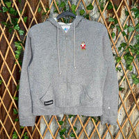 Vintage Y2K disneyland grumpy 00s embroidered zip up hoodie