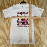 Vintage y2k bonehead fresno state college caricature t-shirt