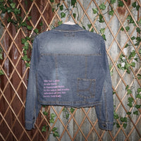 6 - Vintage Y2K reworked 2000s ways of desire denim jacket