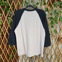 Vintage Y2K Def Leppard 3/4 sleeve 00s band baseball t-shirt