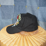 Fitted - Vintage Y2K grunge skull rose Six Flags 2000s hat