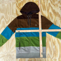 Vintage y2k es skateboards fleece zip up 2000s skate hoodie