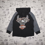 6 - Vintage Y2K Harley Davidson embroider 2000s biker hoodie