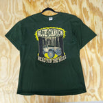 Vintage y2k blue canyon jeep poker 2000s t-shirt