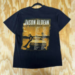 Vintage y2k jason aldean night train country tour t-shirt