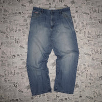 38 -Vintage Y2K 96 North faded baggy 2000s skate denim pants