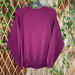 Vintage y2k maroon 1980s dolphins wildlife oceanic crewneck