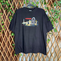 Vintage Y2K London Britain UK 1990s location tourist t-shirt