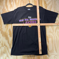 Vintage Y2K 2000s NBA finals champions kobe shaq t-shirt