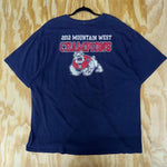 Vintage y2k fresno state bulldogs college university t-shirt