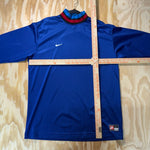 Vintage Y2K Nike embroidered logo 1990s LS warm up jersey