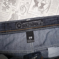 38 - Vintage Y2K South Pole 2000s baggy faded thrashed pants