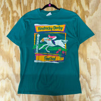 Vintage y2k kentucky derby horse 1980s single stitch t-shirt