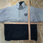 Vintage Y2K starter Los Angeles Raiders 1/2 zip 1990s jacket