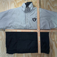Vintage Y2K starter Los Angeles Raiders 1/2 zip 1990s jacket