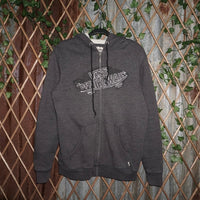 Small-Vintage Y2K vans off the wall zip up 00s skate hoodie