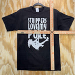 Vintage y2k strippers love my pole las vegas 2000s t-shirt