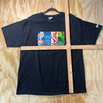 Vintage Y2K comic con supergirl flash DC superhero t-shirt