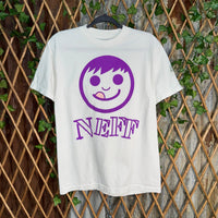 Vintage Y2K neff skate/surf big smiley face cartoon t-shirt