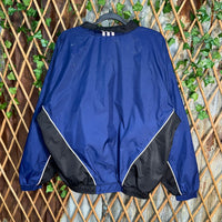Vintage Y2K Adidas 3 stripe embroider 90s / 00s windbreaker