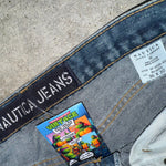 Vintage Y2K Nautica dark wash wide baggy jeans 2000s jeans