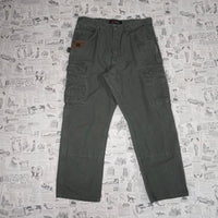 36-Vintage Y2K Wrangler Riggs workwear carpenter cargo pants