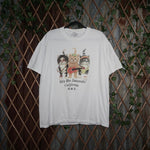 Large -Vintage Y2K we be jammin Rasta cats funny 00s t-shirt