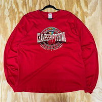 Vintage y2k champ sports bowl football wisconsin badgers tee