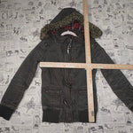 Small - Vintage Y2K plaid lined Los Angeles military jacket