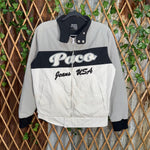 Vintage Y2K PACO jeans 90s embroider reversible windbreaker