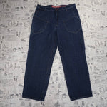 38 - Vintage Y2K Ecko UNLTD. denim baggy hip hop 2000s pants