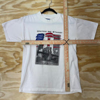 Vintage y2k united we stand 9-11 2001 memorial t-shirt