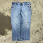 Vintage y2k eddie bauer Carpenter faded workwear 90s jeans