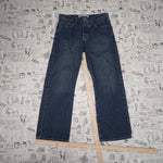 32 - Vintage Y2K express 2000s baggy wide leg denim pants