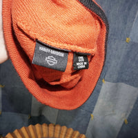 OSFA- Vintage Y2K Harley Davidson biker embroider 00s beanie