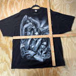 Vintage Y2K og ABEL tribal jumbo print 2000s pin up t-shirt