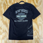 Vintage harley davidson wraparound print st thomas t-shirt