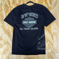 Vintage harley davidson wraparound print st thomas t-shirt