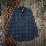 XL -Vintage Y2K Outdoor exchange puffer plaid flannel jacketd