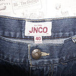 40 -Vintage Y2K JNCO denim shorts 00s embroider pocket jorts