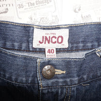 40 -Vintage Y2K JNCO denim shorts 00s embroider pocket jorts